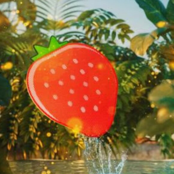 STRAWBERRY-SHAPE CAT LITTER TRAPPING MAT (DOUBLE-LAYER) - Picture 9 of 17